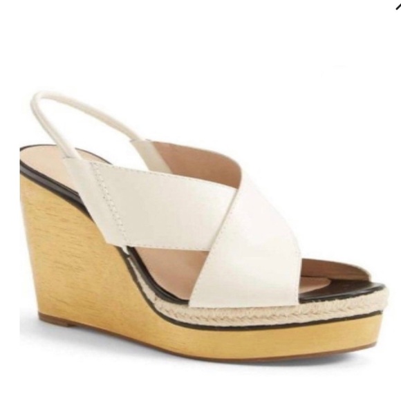 Diane Von Furstenberg Shoes - DIANE Von Furstenberg Gladys Wood Wedge Sandals 8